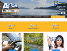 Tablet Screenshot of aplusautokelowna.com